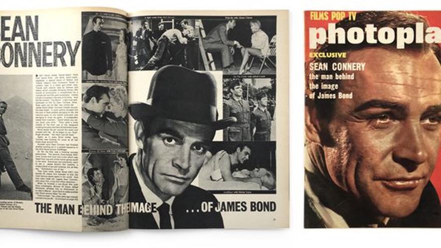 Revista &#039;Photoplay&#039; de 1964 con Sean Connery en portada.