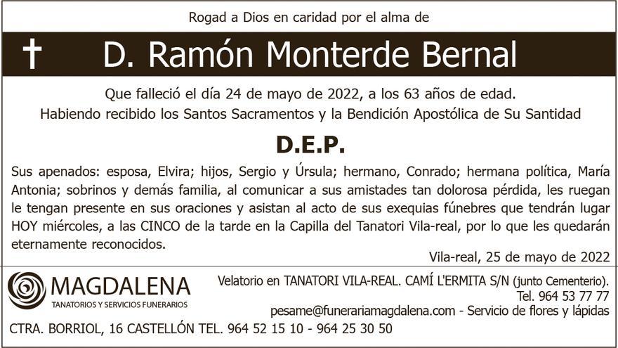 D. Ramón Monterde Bernal