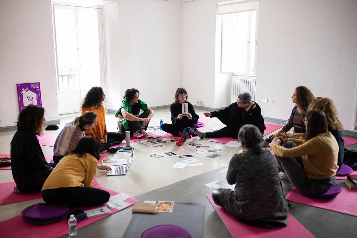 Una edició anterior del taller #serlobas en una altra ciutat