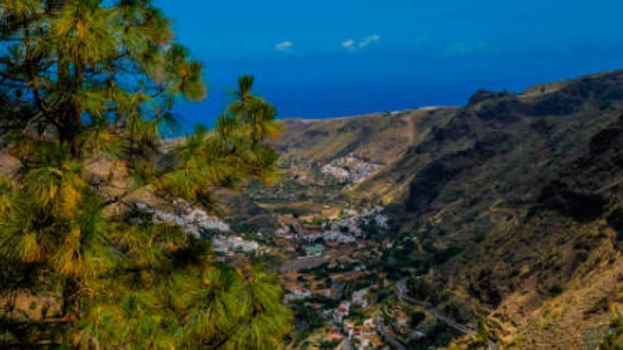 Vista del Valle de Agaete, en el norte de la isla de Gran Canaria. | LP