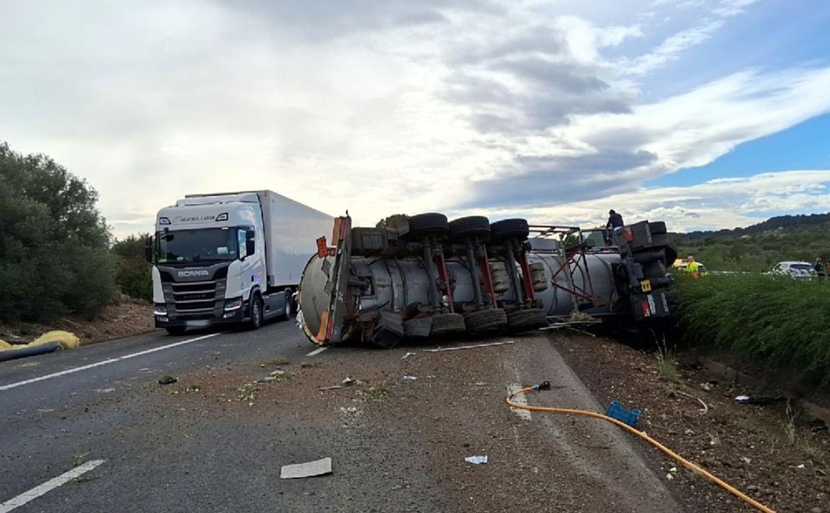 Tallada l’AP-7 més de 30 hores després d’una col·lisió