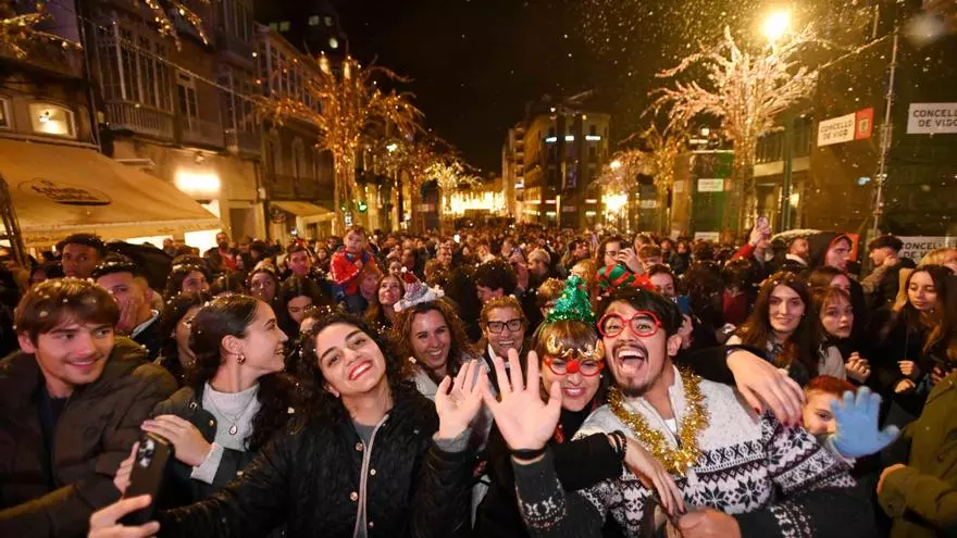 Vigo enciende la Navidad más grande de su historia