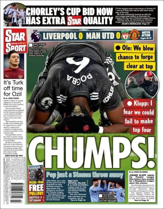 Portada STAR SPORT lunes 18 enero 2021