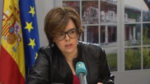 La vicepresidenta confia que el nou president del Parlament respecti la legalitat, el reglament i la Constitució.