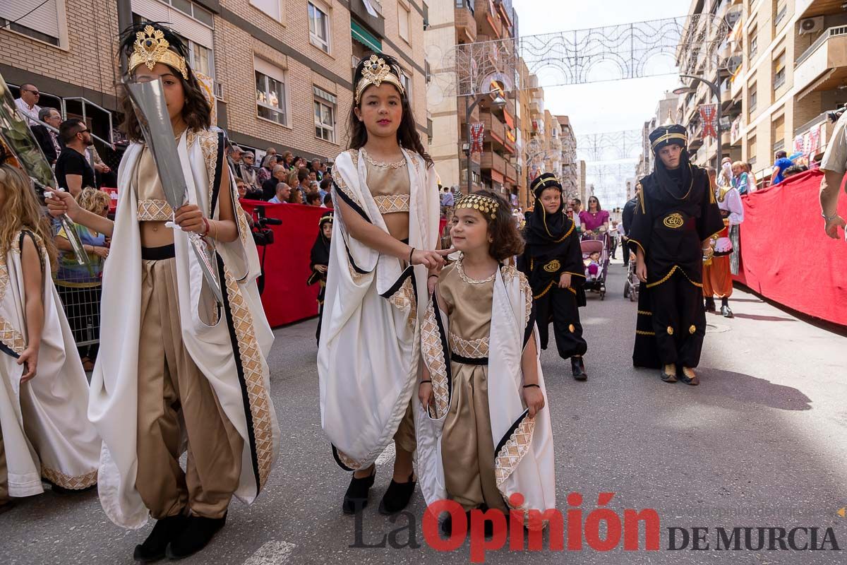 Desfile infantil del Bando Moro en las Fiestas de Caravaca