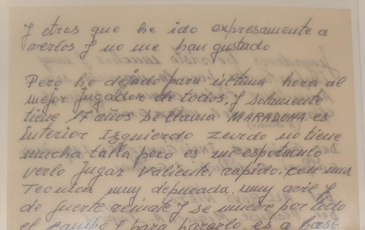 El informe redactado por Olimpio Romero en 1978.