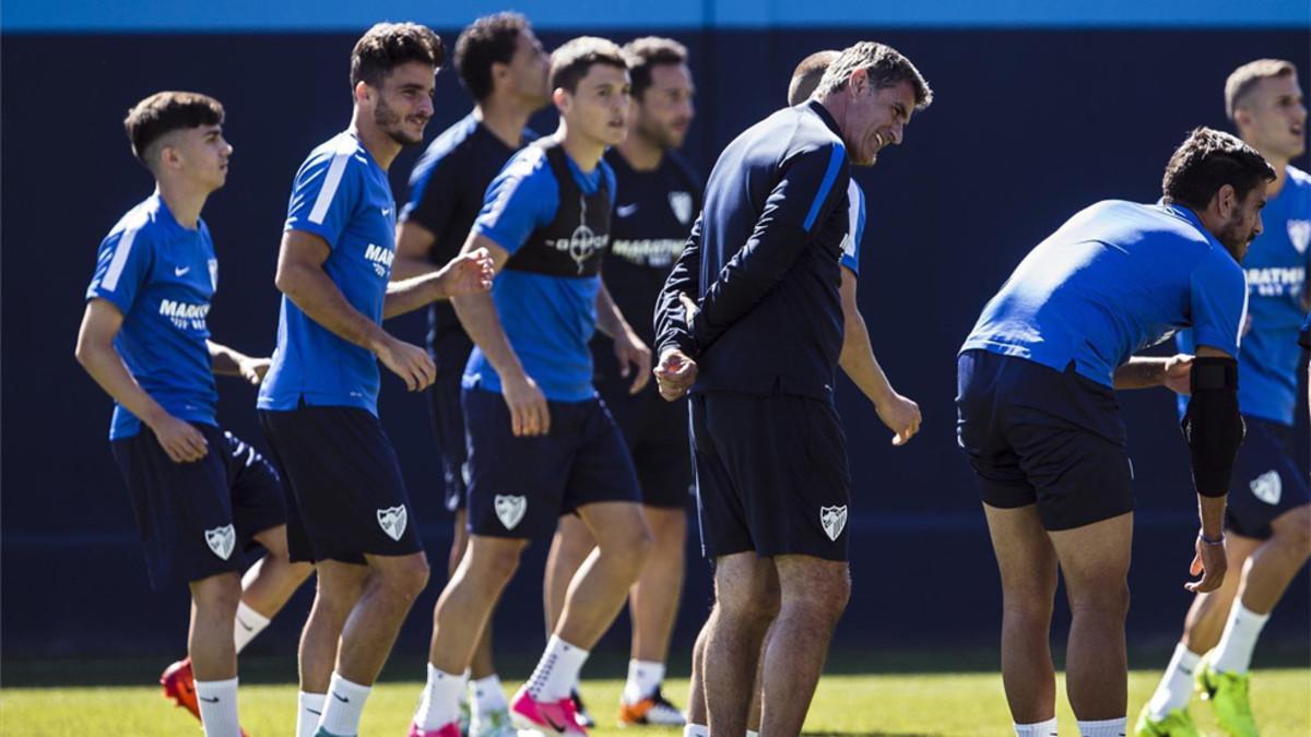 Michel, centrado solo en lo deportivo en la previa del Málaga - Madrid