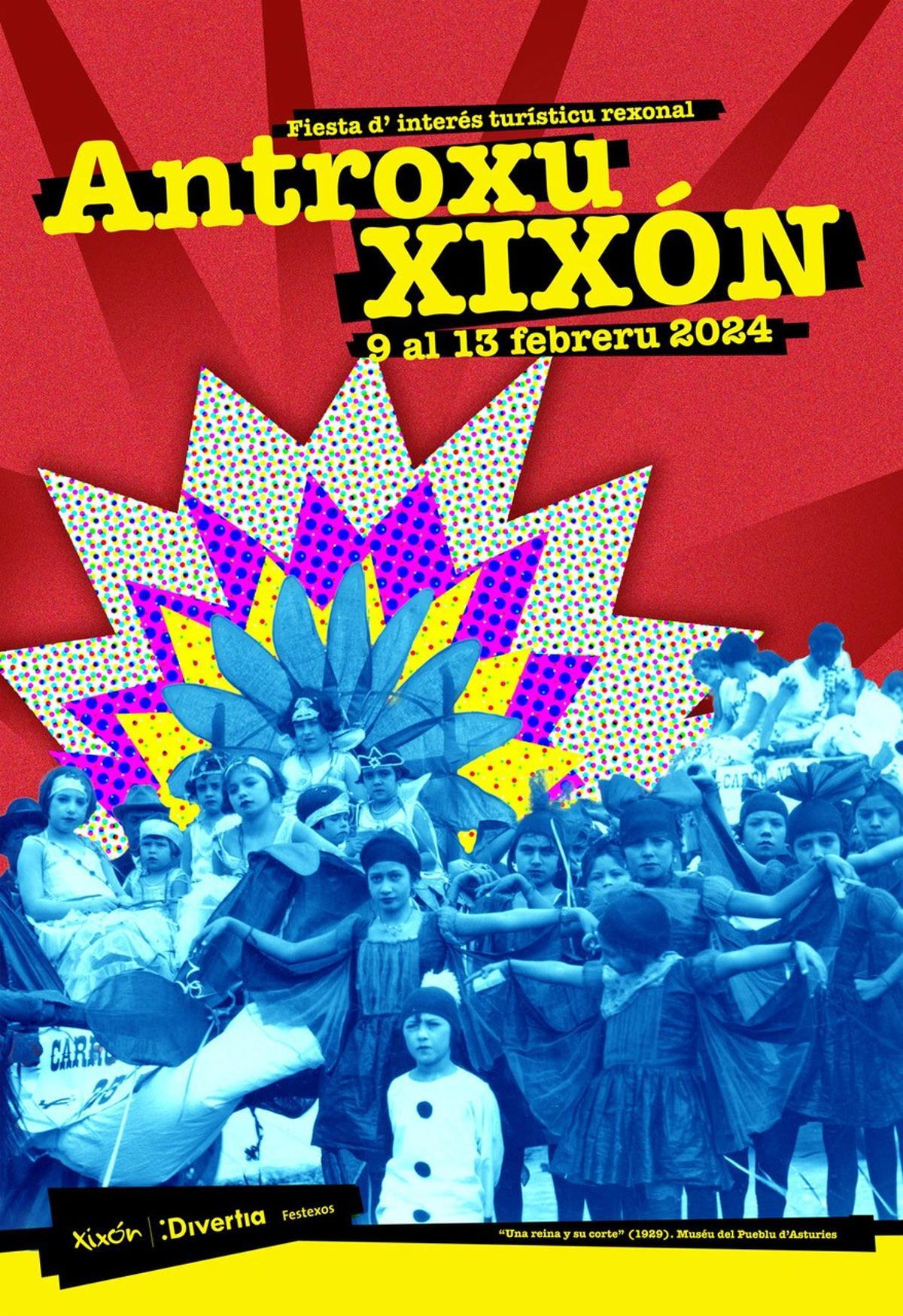 Cartel del Antroxu 2024 de Gijón