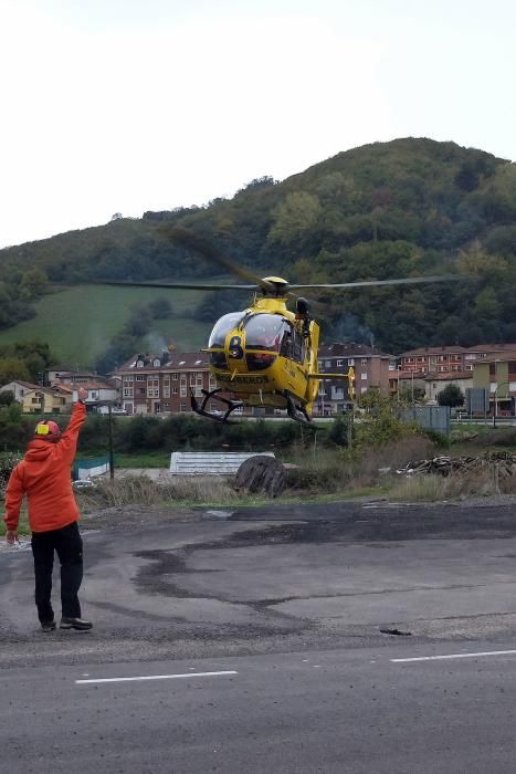 Rescatan el cadáver de un hombre en el río de Campomanes