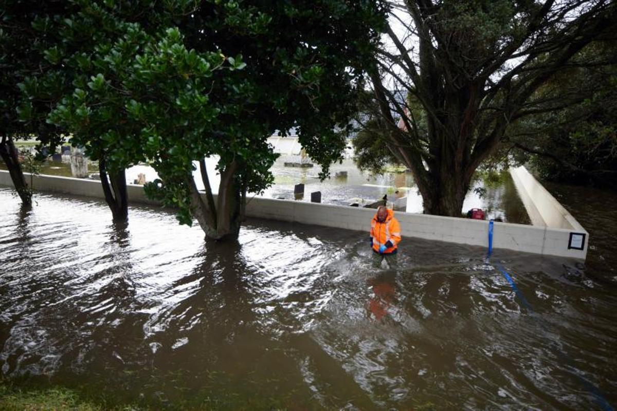 Las mejores imágenes del ciclón Gabrielle en Auckland, Nueva Zelanda