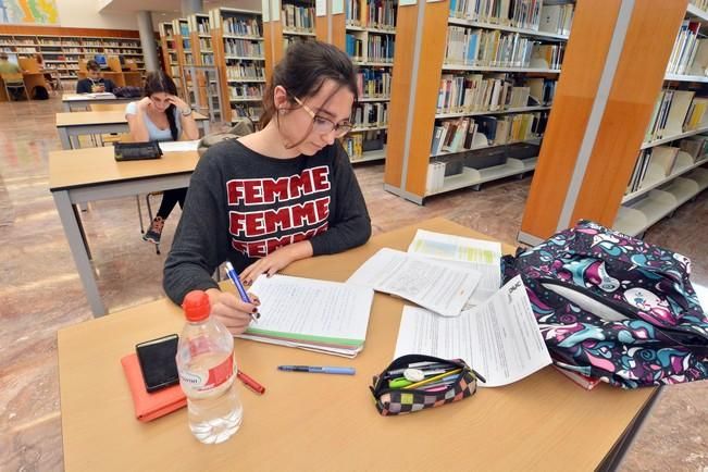 ESTUDIANTES BACHILLERATO PREPARANDO LA PAU