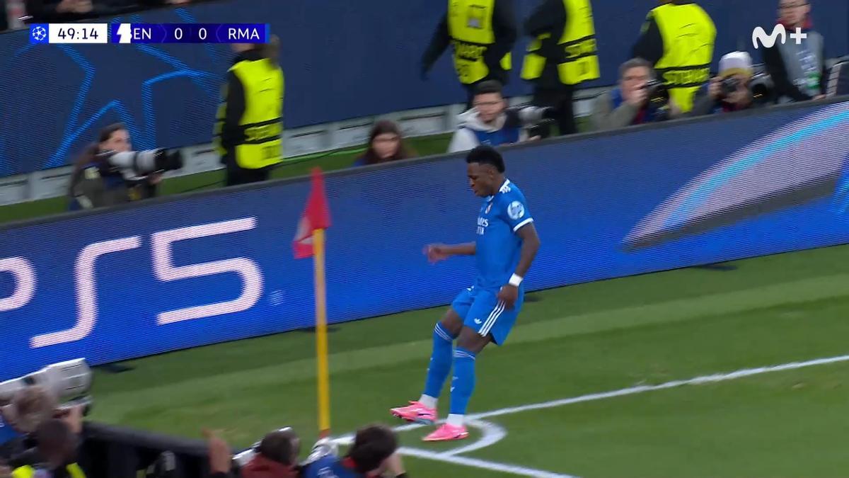 El gol que desató la rabia en Mónaco: Vinicius marcó y bailó