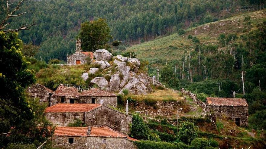 Una de las fotos de la muestra, de Serrapio, que según su autor ilustra &quot;la ruina del país&quot;. // Juan Soto