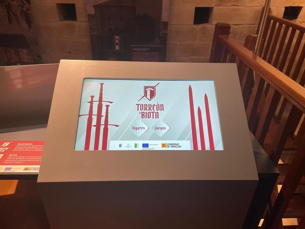 El torreón musealizado cuenta con herramientas interactivas para el público.