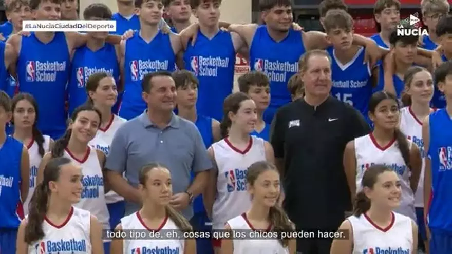 Bryan Gates, en la NBA Basketball School de La Nucía