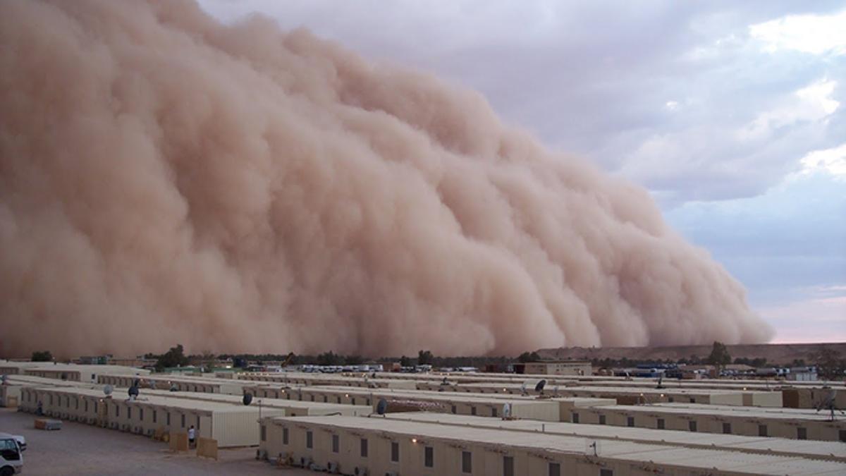 Tormenta de arena en Arabia Saudí