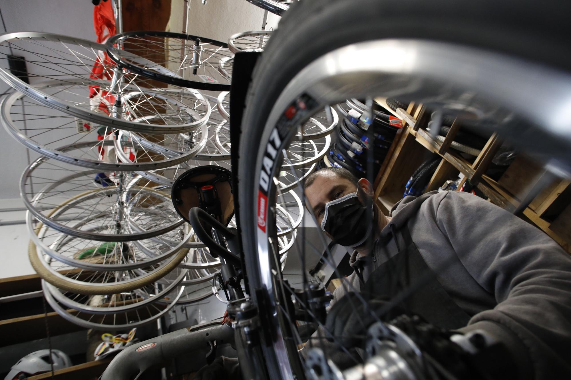 Las bicis se agotan en Gijón