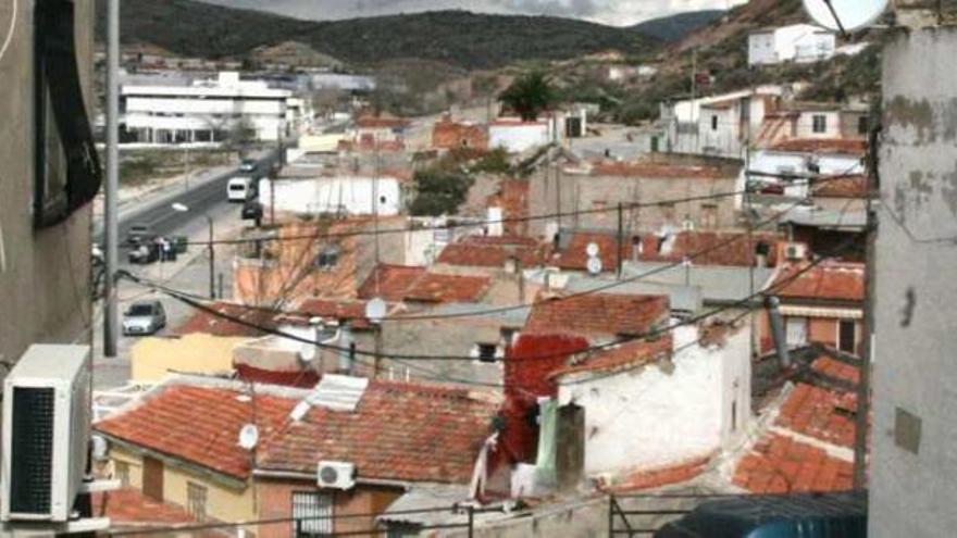 Vista del barrio marginal de La Tafalera de Elda.