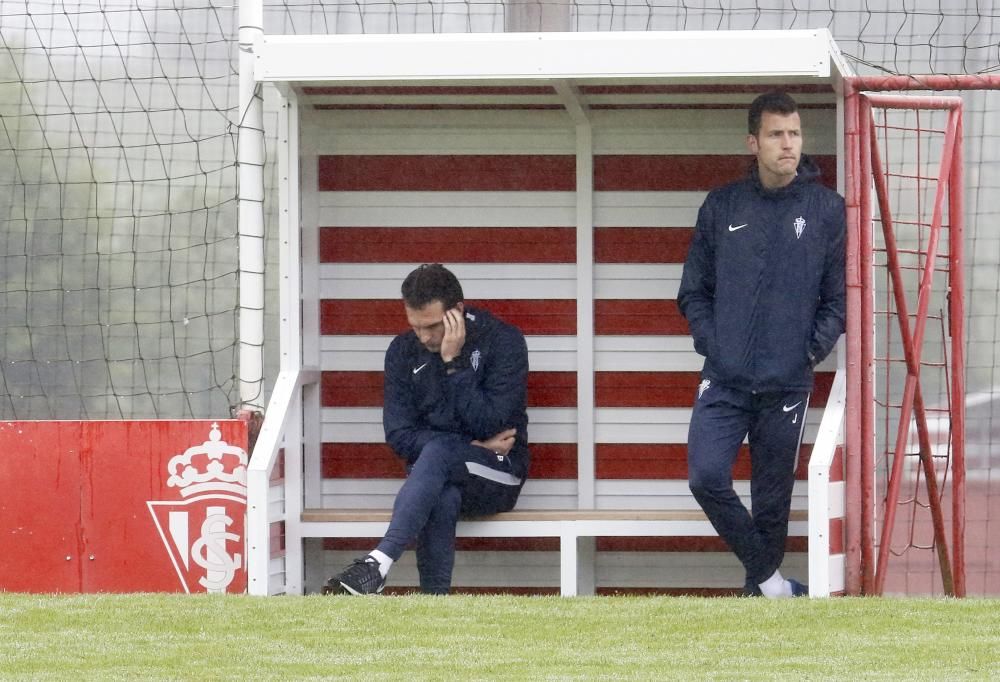 Entrenamiento del Sporting