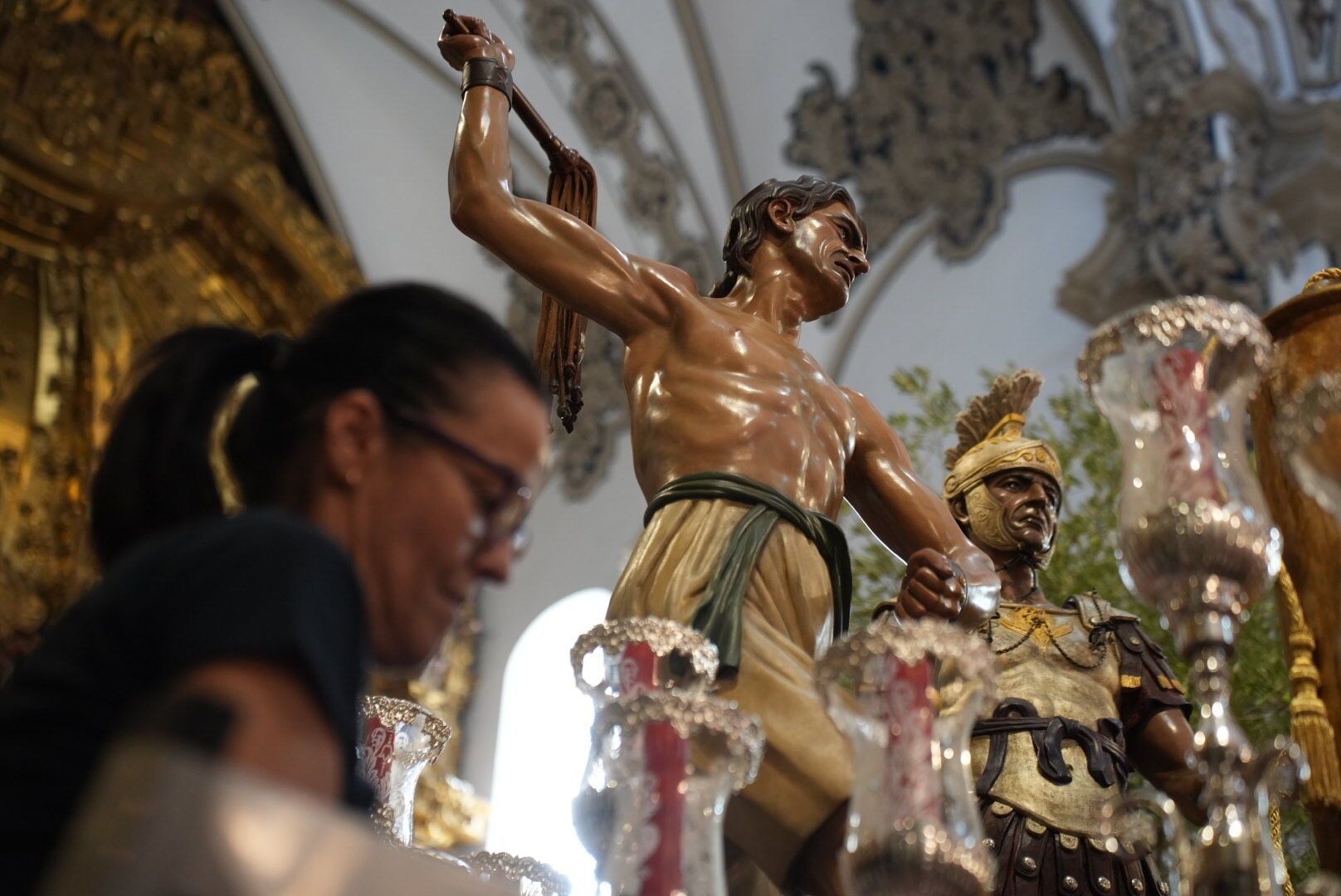 Nuestro Padre Jesús de la Columna de Lucena ya está en la iglesia San Francisco