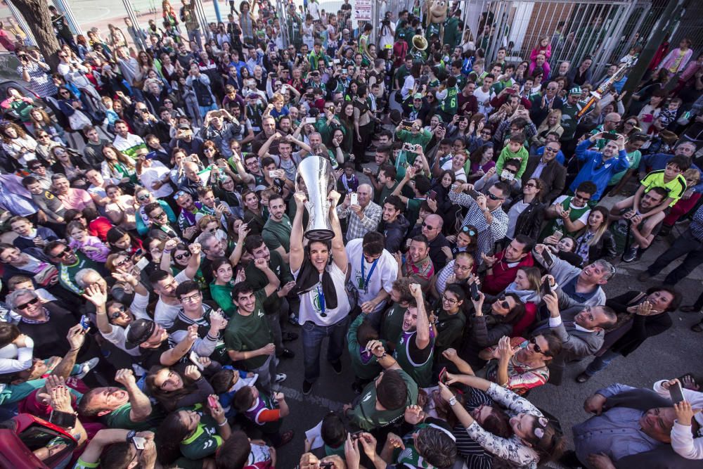 CELEBRACIONES DEL UNICAJA DE MÁLAGA TRAS ...