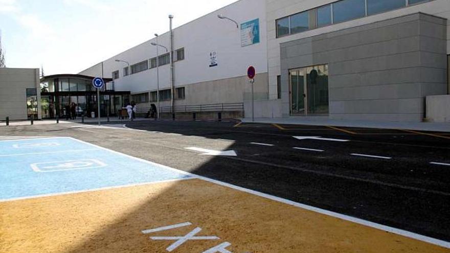 Imagen del nuevo edificio del Hospital, cuyas obras están finalizadas.