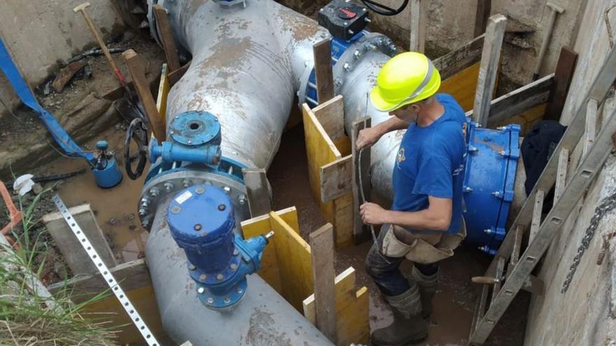 Concluyen las obras de mejora de la traída de agua de los Arrudos a Gijón