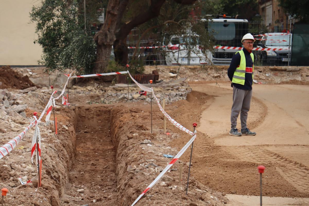 Así marchan las obras en el "agujero de la vergüenza" de Orriols