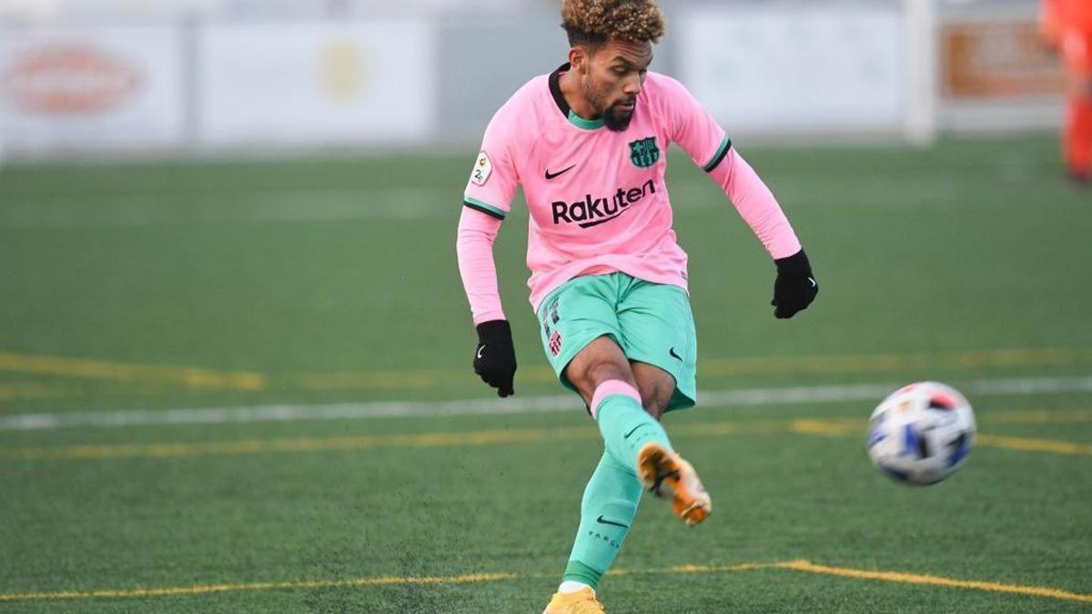 El doblete de Konrad que culminó su gran partido ante el Alcoyano