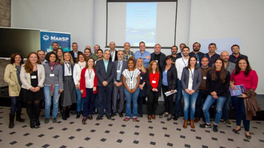 Participantes en el segundo taller para la OEM del proyecto MarSP.