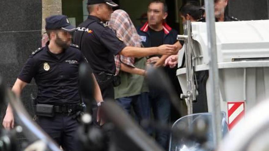 Una actuación policial en Elche durante los últimos meses, en una imagen de archivo.