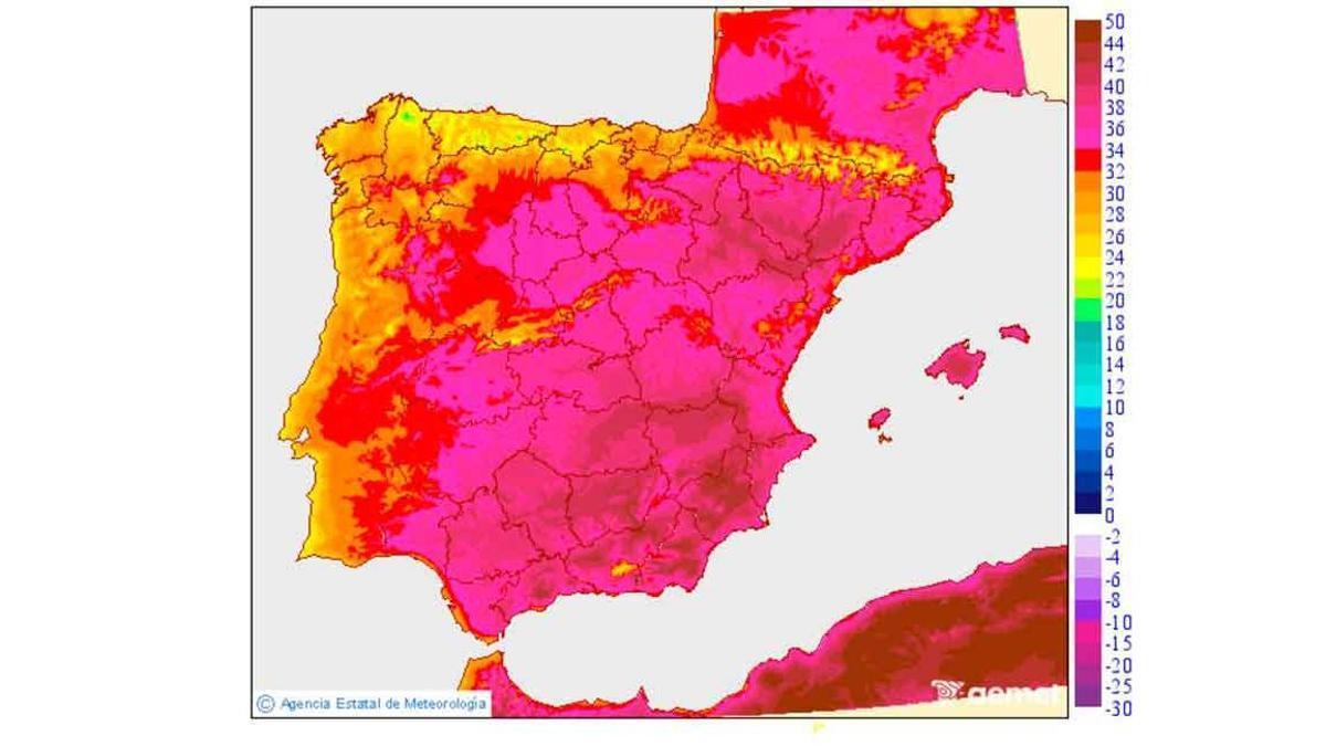 La tercera ola de calor del veran o dejará temperaturas de hasta 41 grados en Mallorca.
