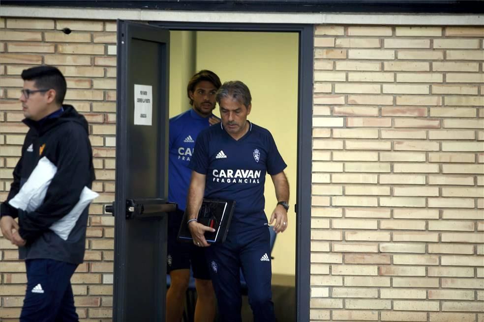 Sesión de entrenamiento del Real Zaragoza