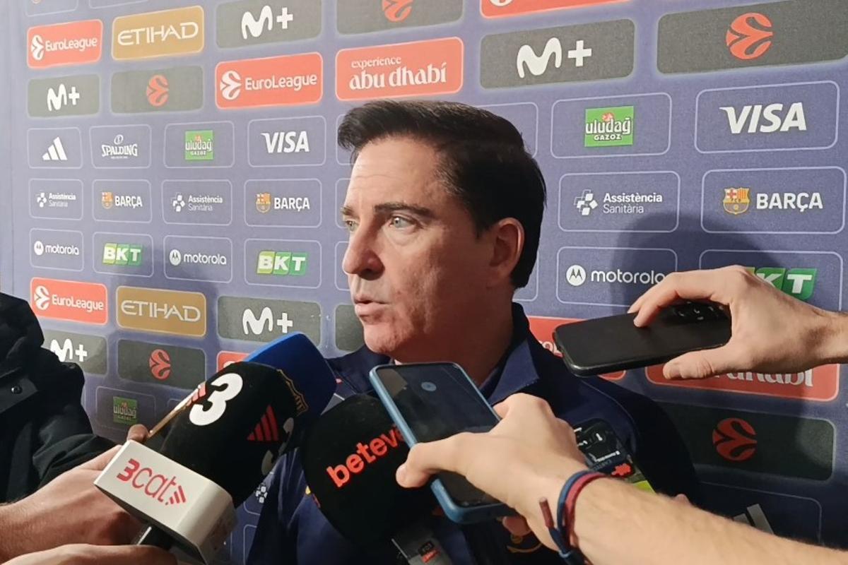 Pascual ofreció una imagen de control y cierta tranquilidad para comentar la previa del duelo ante Baskonia