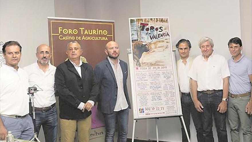 Varea estará en la Feria de Julio de València con la corrida de Cuadri