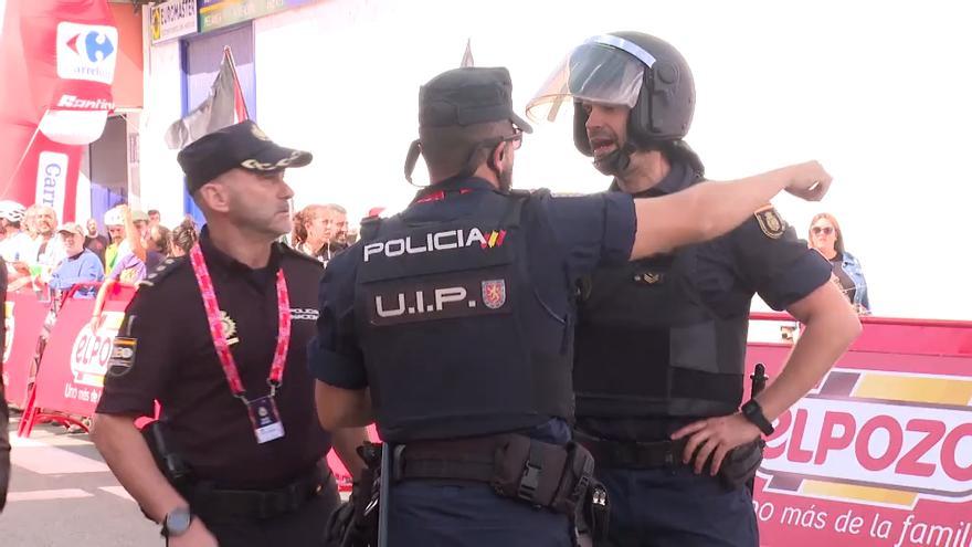 Nuevos incidentes con dos detenidos en la vuelta ciclista a su paso por Monforte de Lemos, en Lugo