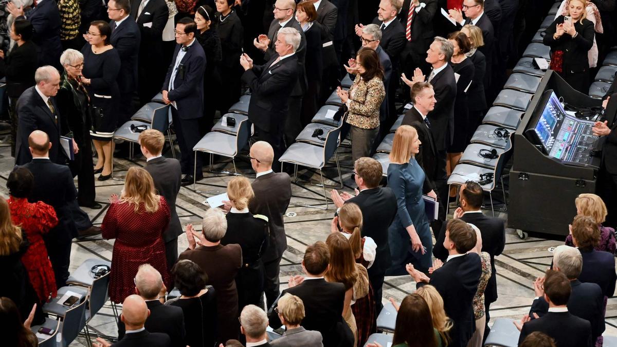 Entrega de los premios Nobel 2022