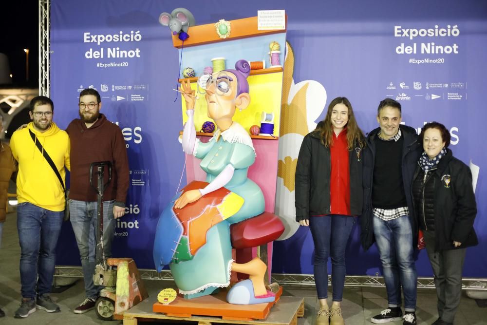 Primera jornada de entrega de ninots de las Fallas 2020