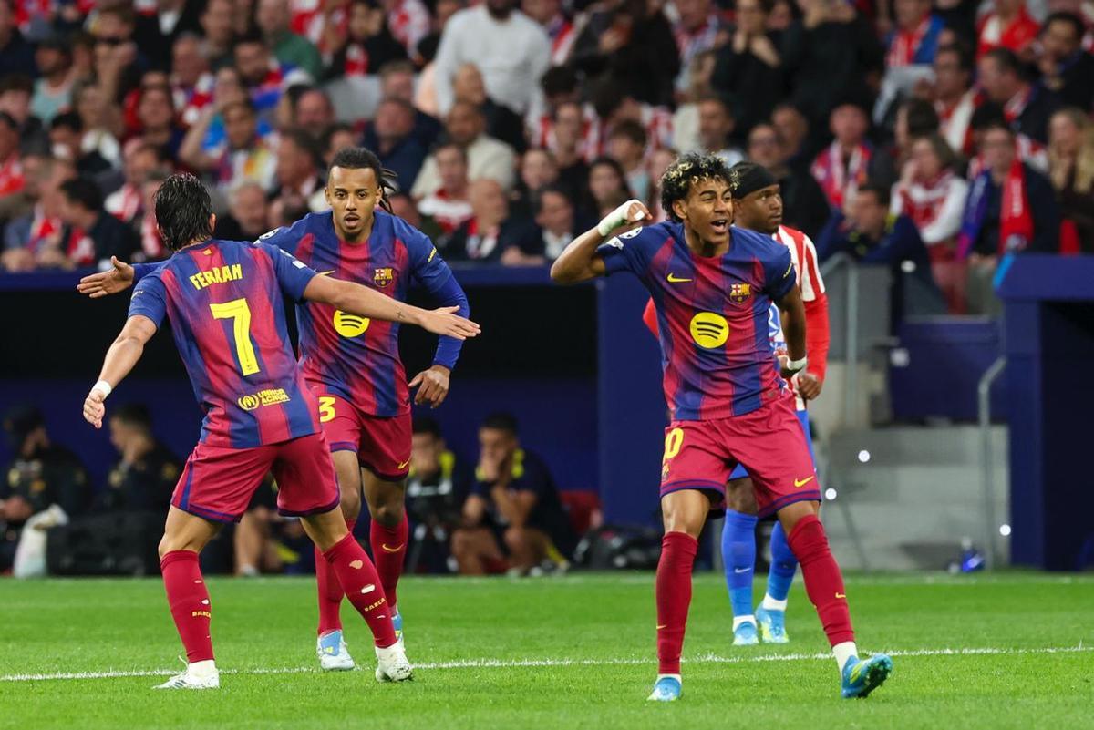 Las mejores imágenes del Atlético - Barça de Champions League