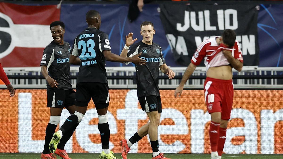 Brest - Bayer Leverkusen |El gol de Florian Wirtz