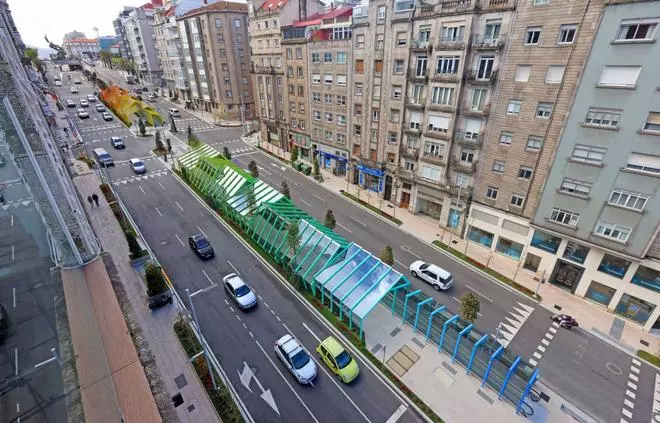 Vigo licita el proyecto para ampliar las rampas mecánicas de la Gran Vía hasta Praza América