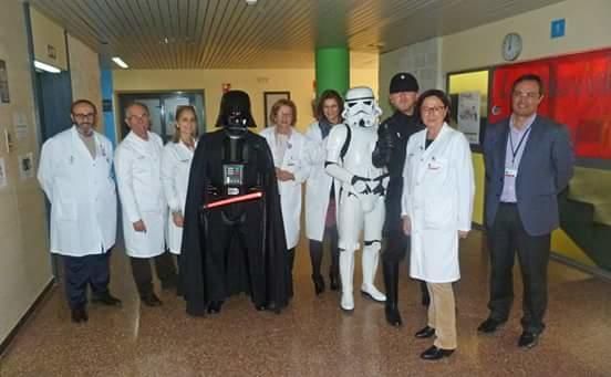La Legión 501 de Star Wars ha visitado el Hospital de Sant Joan de Alicante