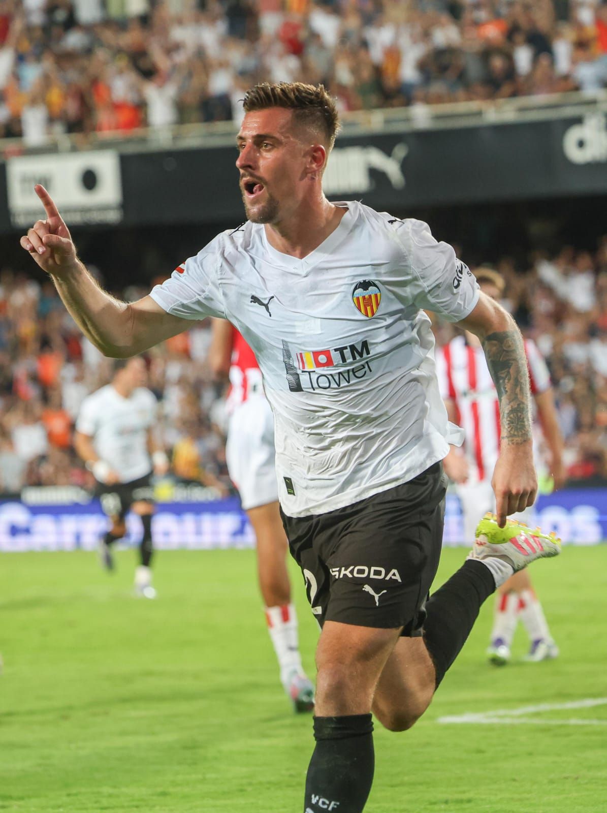 El Valencia CF - Athletic Club jugado en Mestalla, en imágenes