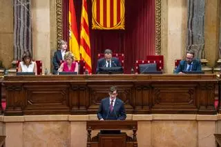 Pleno en el Parlament para la investidura de Salvador Illa