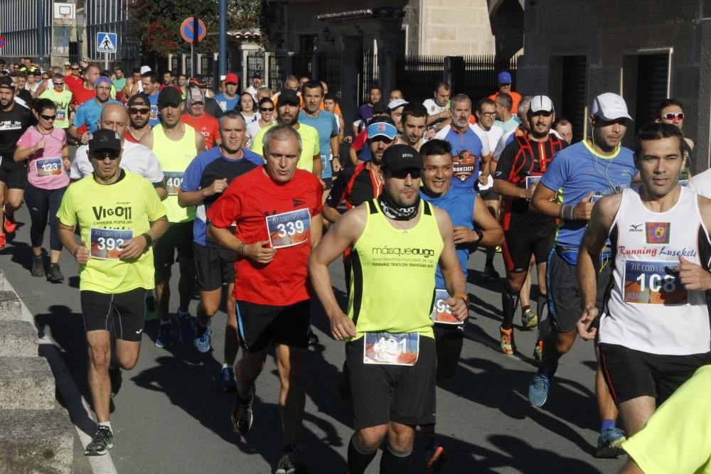 Roberto Riobó y Beatriz Fernández triunfan en la media maratón de la Costa da Vela