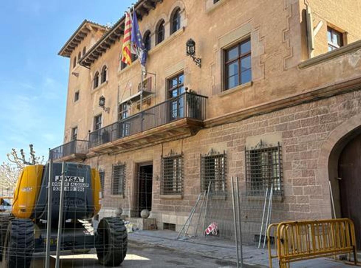 Preparatius per a les obres de rehabilitació