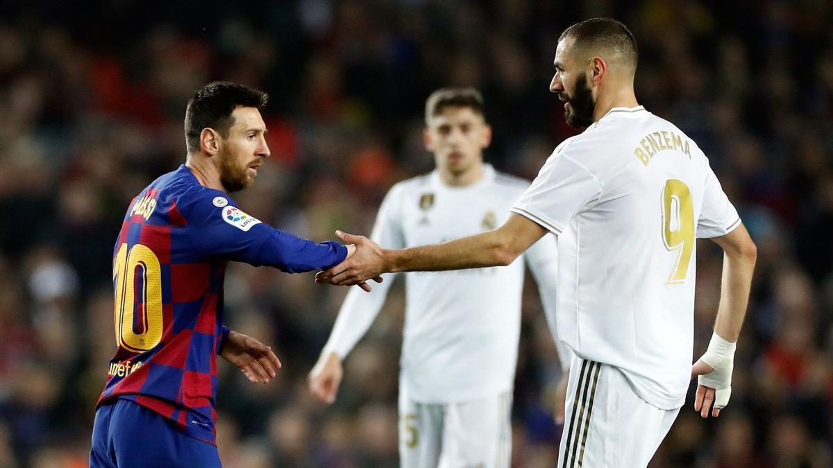 Leo Messi y Karim Benzema.