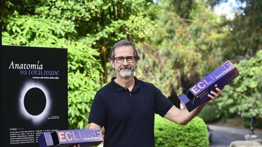Marcos Pérez Maldonado, director dos Museos Científicos da Coruña: "Ninguén queda sen sorprenderse diante dunha eclipse total de Sol"