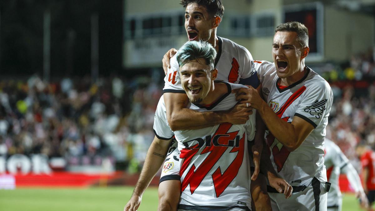 Ratiu festeja su gol ante Osasuna