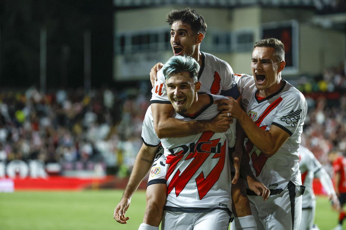 Ratiu festeja su gol ante Osasuna
